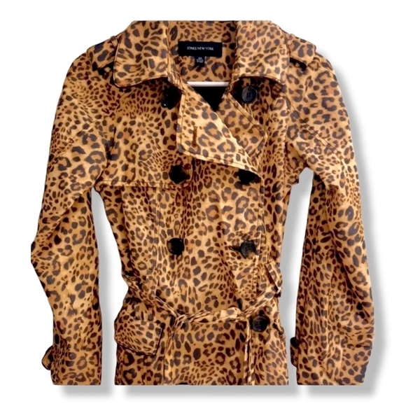 Jones New York Women's Jacket/ Coat  |Animal Print Long Sleeve. - Picture 1 of 7
